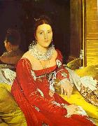 Jean Auguste Dominique Ingres Portrait of Madame de Senonnes. USA oil painting artist